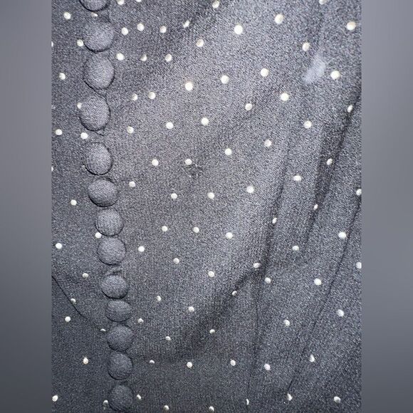 Elegant Vintage NYC Black Studded Dress - Picture 6 of 13